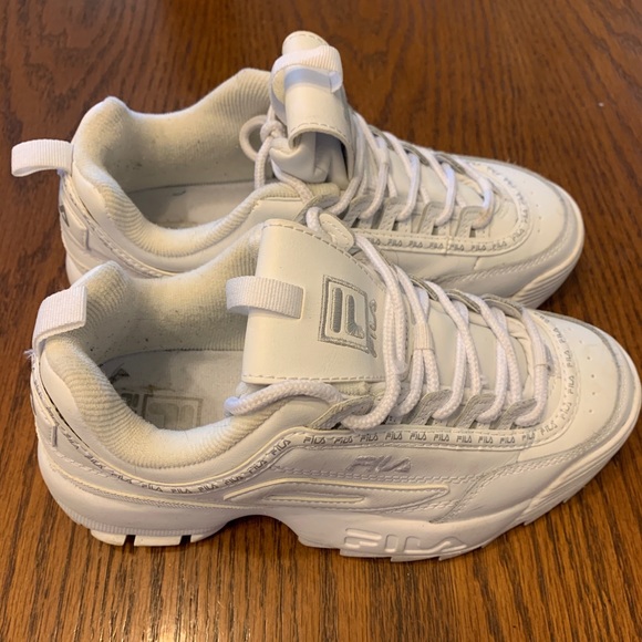 White Fila Sneakers - Picture 3 of 3